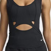 Nike Serena Williams Design Crew женская Cutout Tank Top цвет черный