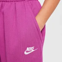 Nike Sportswear Club Fleece Big детские Loose Pants цвет фиолетовый