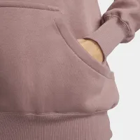 Nike Sportswear Phoenix Fleece жіноча оверсайз Pullover Толстовка з капюшоном колір фіолетовий