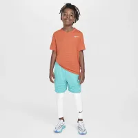 Nike Dri-FIT Miler Big детские (для мальчиков) тренировочные Top Orange