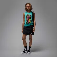 Nike Jordan жіноча Sleeveless Graphic футболка колір зелений