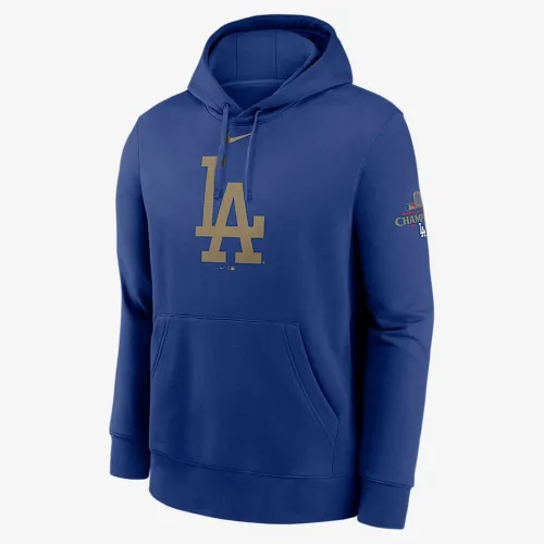 Los Angeles Dodgers 2024 World Series Champions Gold Club чоловічі Nike MLB Pullover Толстовка з капюшоном блакитний