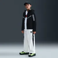 Nike Sportswear Tech Fleece Big детские (для мальчиков) Full-Zip Толстовка с капюшоном with Reflective Accents цвет черный