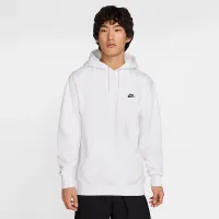 Nike Club чоловічі Pullover Fleece Толстовка з капюшоном колір білий