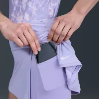Nike Victory женская Dri-FIT Straight Tennis юбка цвет фиолетовый