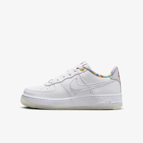 Nike Air Force 1 LV8 Big дитячі Кросівки колір білий
