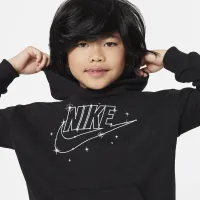 Nike Sportswear Shine Fleece Pullover Толстовка с капюшоном Little Kids Толстовка с капюшоном цвет черный