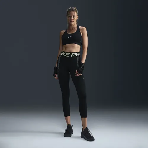 Nike Pro Sculpt жіноча З високою талією 7/8 лосіни колір чорний