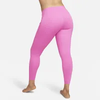 Nike Go женская Firm-Support С высокой Талией 7/8 лосины с карманамицвет красный