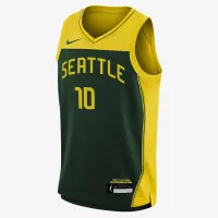 Sue Bird Seattle Storm 2024 Explorer Edition Big детские Nike Dri-FIT WNBA Swingman Jersey цвет зеленый