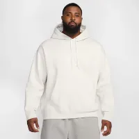 Nike Solo Swoosh мужские Fleece Pullover Толстовка с капюшоном цвет серый