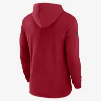 Arizona Cardinals Sideline мужские Nike Dri-FIT NFL Long-Sleeve Hooded Top цвет красный