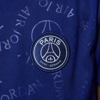 Nike Paris Saint-Germain Academy Pro Fourth Big дитячі Jordan Dri-FIT Soccer Short-Sleeve Pre-Match Top блакитний
