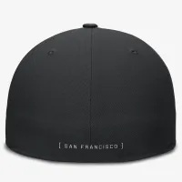 San Francisco Giants Primetime True мужские Nike Dri-FIT MLB Fitted Hat цвет черный
