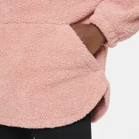 Nike High-Pile Fleece Big детские (Girls') Therma-FIT тренировочные Куртка Pink