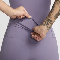 Nike Zenvy жіноча З високою талією Flaколір червоний лосіни колір фіолетовий