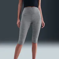 Nike One жіноча З високою талією Capri лосіни колір сірий