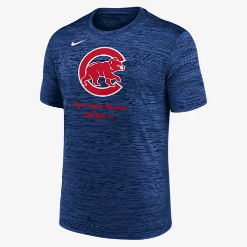 Chicago Cubs Velocity мужские Nike Dri-FIT MLB футболка синий