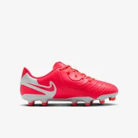 Nike Jr. Tiempo Legend 10 Club Little/Big детские Multi-Ground Low-Top футбольные бутсы Pink