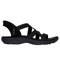 Кросівки Сандалі Жіночі Skechers Slip-ins: Reggae Slim - Stretch Flex (163460-BBK)