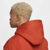 Nike Solo Swoosh мужские Fleece Pullover Толстовка с капюшоном цвет красный
