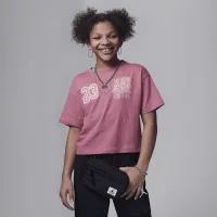 Nike Jordan 23 Air Wave Tee Big Kids' T-Shirt Pink