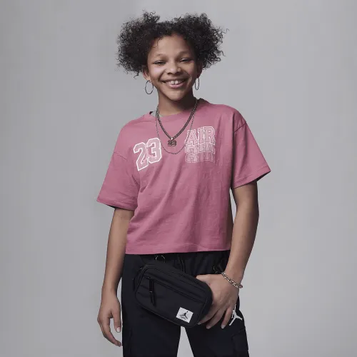 Nike Jordan 23 Air Wave Tee Big Kids' T-Shirt Pink