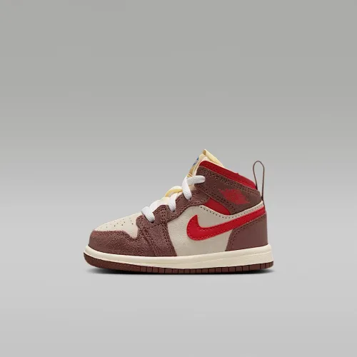 Nike Jordan 1 Mid SE Baby/Toddler Кросівки колір білий