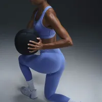 Nike One женская С высокой Талией 7/8 лосины с карманамисиний