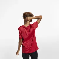 Nike Jordan Big дитячі Dri-FIT Jumpman Logo футболка колір червоний