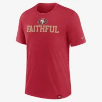 San Francisco 49ers Blitz мужские Nike NFL футболка цвет красный