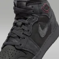 Nike Air Jordan 1 Mid SE Craft Big детские Кроссовки цвет серый