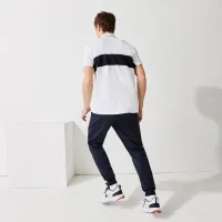 Штаны Lacoste Mesh Panels Tracksuit XH9559-423 - Cиний