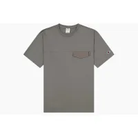 Футболка Champion Back Embroideколір червоний Script Logo 217076-ES525 - Сіра