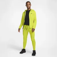 Nike Sportswear Tech Fleece Windrunner мужские Full-Zip Толстовка с капюшоном цвет зеленый