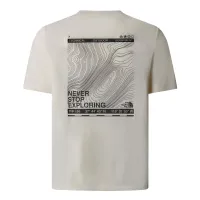 Футболка The North Face Topographic Foundation 0A8A4WQLI1 - бежевая