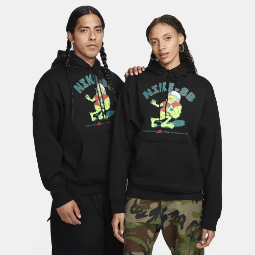 Nike SB Fleece Pullover Skate Толстовка з капюшоном колір чорний