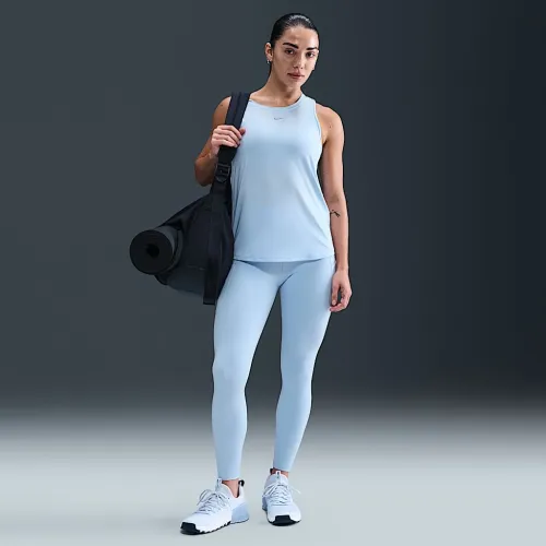 Nike One женская С высокой Талией 7/8 лосины с карманамисиний