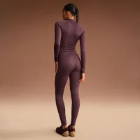 NikeSKIMS Matte женская Mock-Neck Full-Zip Куртка цвет красный