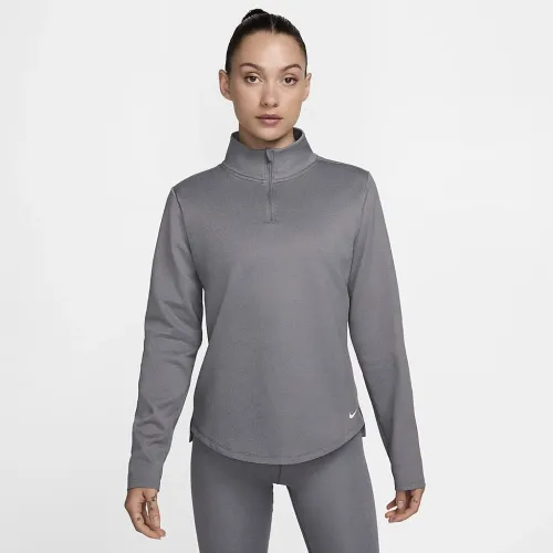Nike Therma-FIT One женская Long-Sleeve 1/2-Zip Top цвет серый