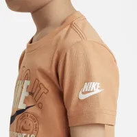 Nike Retro Sportswear Toddler Graphic футболка колір коричневий