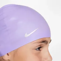 Nike Swim Solid Силіконовий Youth Cap колір фіолетовий