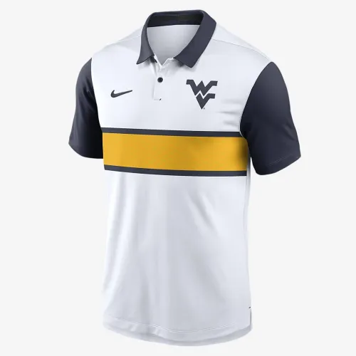 West Virginia Mountaineers Primetime Campus Vapor чоловічі Nike Dri-FIT College Polo колір білий