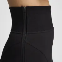 Nike Sportswear Tech Fleece женская С высокой Талией Mini юбка цвет черный