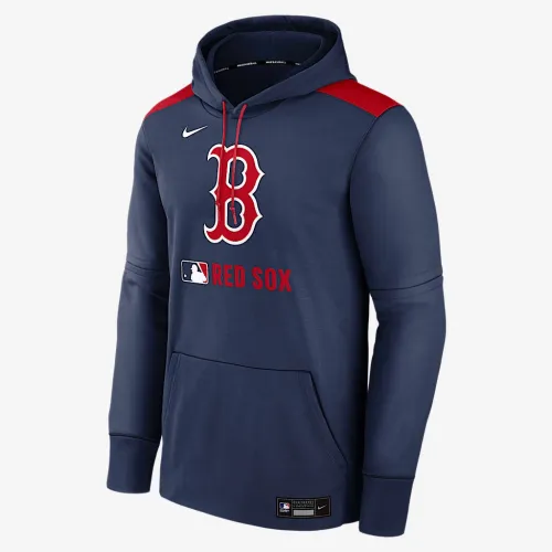 Boston колір червоний Sox Authentic Collection чоловічі Nike Therma MLB Pullover Толстовка з капюшоном блакитний