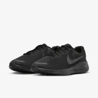 Nike Revolution 7 мужские Road Running Кроссовки (Extra Wide) цвет черный