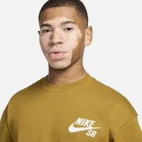 Nike SB Logo Skate футболка колір коричневий