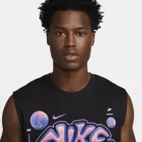Nike мужские Dri-FIT Sleeveless баскетбольные футболка цвет черный