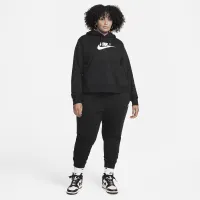 Nike Sportswear Club Fleece жіноча Pullover Толстовка з капюшоном (великі розміри) колір чорний