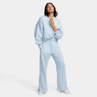 Nike Sportswear Phoenix Fleece женская С высокой Талией Wide-Leg Sweatpants синий